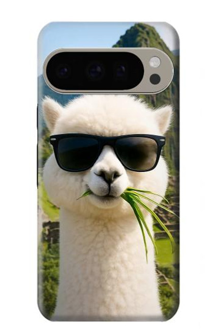 S4069 アルパカのサングラス Alpaca Sunglasses Google Pixel 9 Pro バックケース、フリップケース・カバー