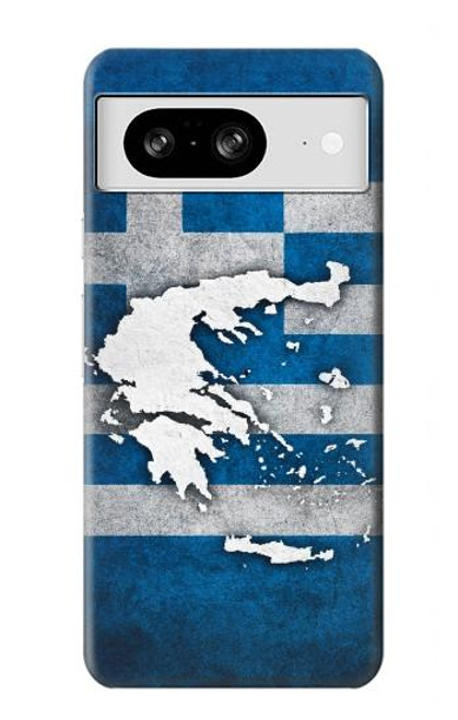 S4074 ギリシャの国旗 The Flag of Greece Google Pixel 8 バックケース、フリップケース・カバー