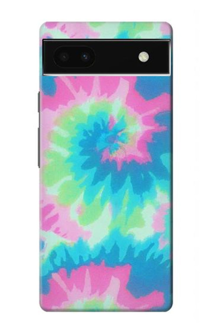 S4033 パステルカラーのタイダイ染め Pastel Color Tie Dye Google Pixel 6a バックケース、フリップケース・カバー
