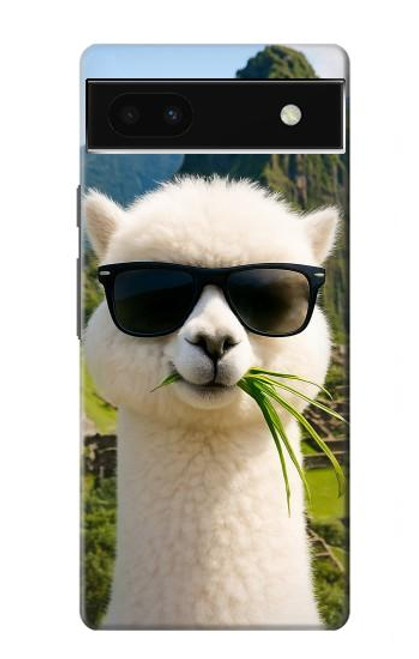S4069 アルパカのサングラス Alpaca Sunglasses Google Pixel 6a バックケース、フリップケース・カバー