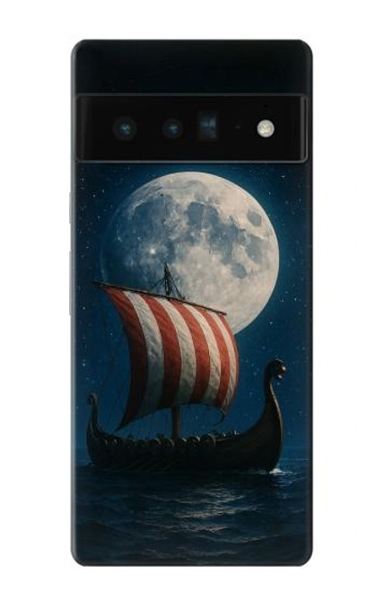 S4040 バイキングの軍艦 Viking War Ship Google Pixel 6 Pro バックケース、フリップケース・カバー
