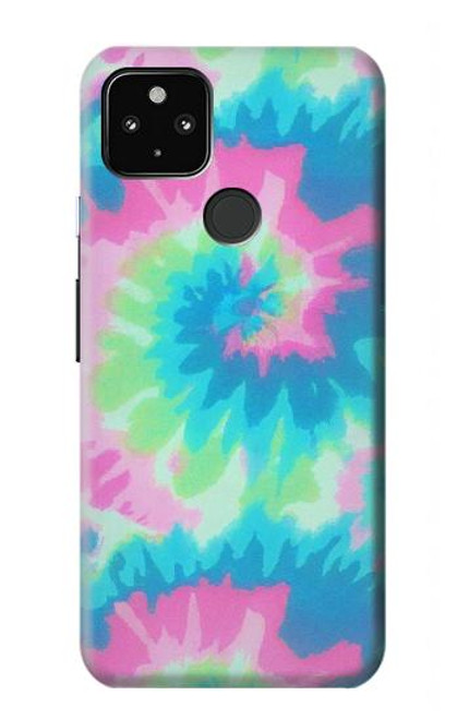 S4033 パステルカラーのタイダイ染め Pastel Color Tie Dye Google Pixel 4a 5G バックケース、フリップケース・カバー
