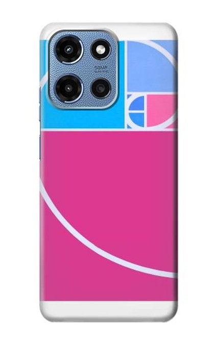 S4076 黄金比フィボナッチ螺旋 Golden Ratio Fibonacci Spiral Motorola Moto G 5G (2025) バックケース、フリップケース・カバー