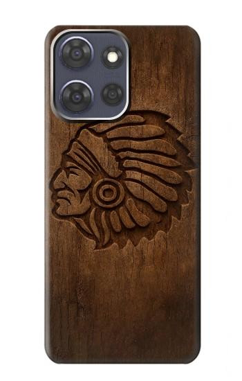 S4035 ネイティブアメリカンの木彫り Native American Wood Carving Motorola Moto G Power (2025,2026) バックケース、フリップケース・カバー