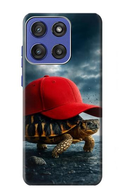 S4056 マダガスカルのカメの赤い帽子 Madagascar Turtle Red Cap Motorola Moto G Stylus 5G (2025), Edge 60 Stylus バックケース、フリップケース・カバー