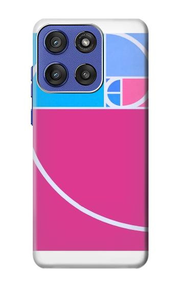 S4076 黄金比フィボナッチ螺旋 Golden Ratio Fibonacci Spiral Motorola Moto G Stylus 5G (2025,2026), Edge 60 Stylus バックケース、フリップケース・カバー