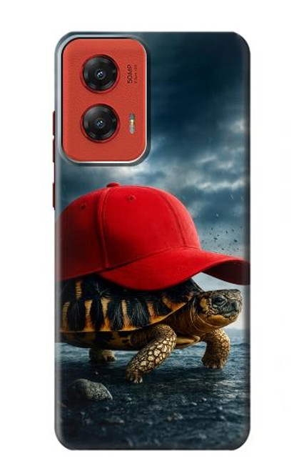S4056 マダガスカルのカメの赤い帽子 Madagascar Turtle Red Cap Motorola Moto G Stylus 5G (2024) バックケース、フリップケース・カバー