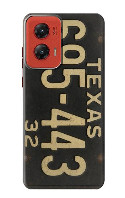 S4061 ヴィンテージテキサスの車のナンバープレート Vintage Texas Car License Plate Motorola Moto G Stylus 5G (2024) バックケース、フリップケース・カバー