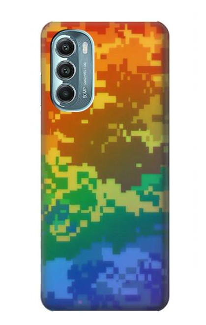 S4047 LGBTQカモフラージュ LGBTQ Camouflage Motorola Moto G Stylus 5G (2022) バックケース、フリップケース・カバー
