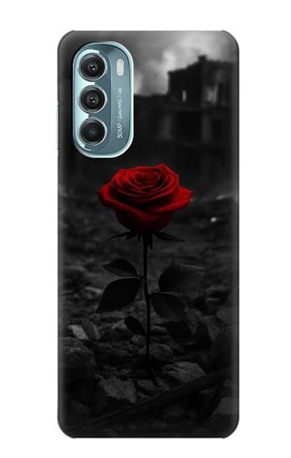 S4048 赤いバラの遺跡 Red Rose Ruins Motorola Moto G Stylus 5G (2022) バックケース、フリップケース・カバー