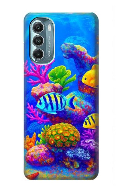 S4058 カラフルな水族館 Colorful Aquarium Motorola Moto G Stylus 5G (2022) バックケース、フリップケース・カバー