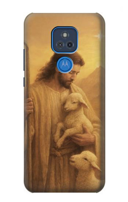 S4042 慈悲深いイエス Merciful Jesus Motorola Moto G Play (2021) バックケース、フリップケース・カバー