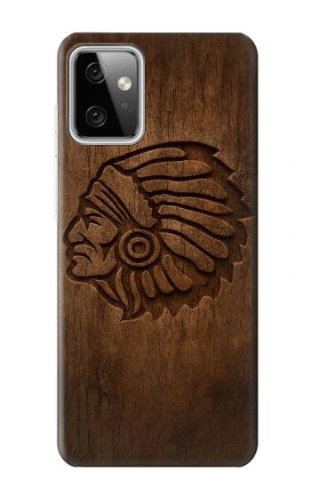 S4035 ネイティブアメリカンの木彫り Native American Wood Carving Motorola Moto G Power (2023) 5G バックケース、フリップケース・カバー