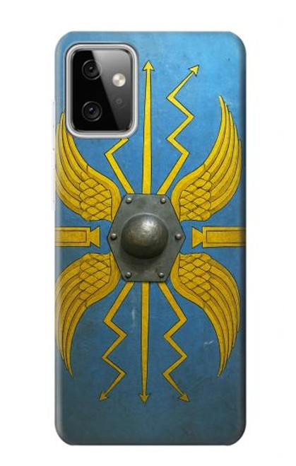 S4052 青いローマの盾 Blue Roman Shield Motorola Moto G Power (2023) 5G バックケース、フリップケース・カバー