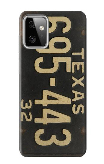 S4061 ヴィンテージテキサスの車のナンバープレート Vintage Texas Car License Plate Motorola Moto G Power (2023) 5G バックケース、フリップケース・カバー