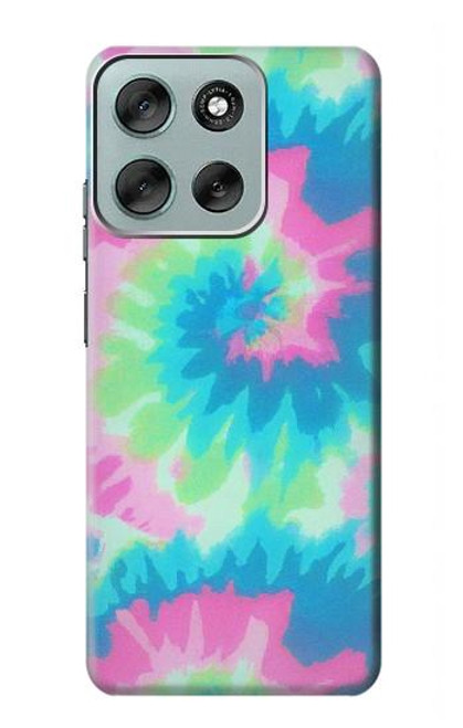 S4033 パステルカラーのタイダイ染め Pastel Color Tie Dye Motorola Moto G56 バックケース、フリップケース・カバー