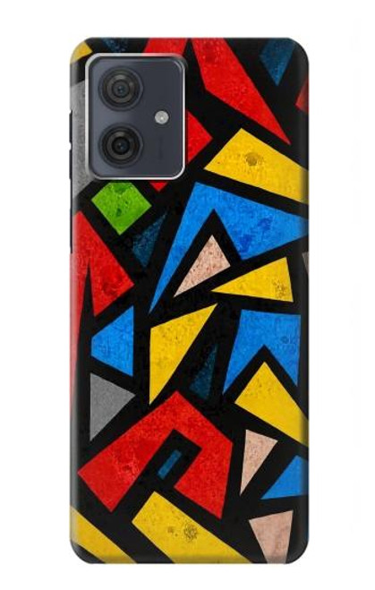 S4044 ストリートアートの抽象的なグラフィック Street Art Abstract Graphics Motorola Moto G54 バックケース、フリップケース・カバー