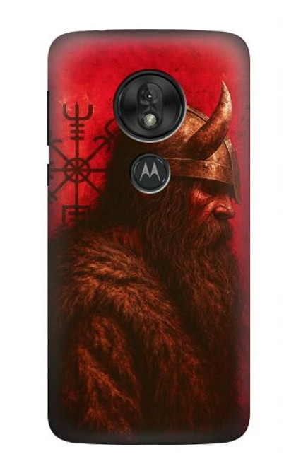 S4039 バイキングの戦士 Viking Warrior Motorola Moto G7 Power バックケース、フリップケース・カバー
