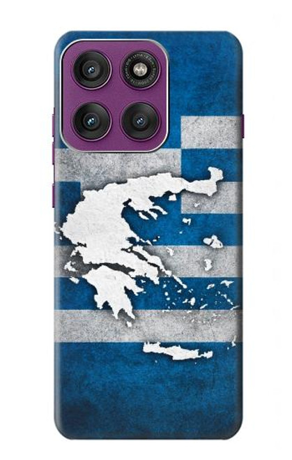S4074 ギリシャの国旗 The Flag of Greece Motorola Edge 60 Pro バックケース、フリップケース・カバー