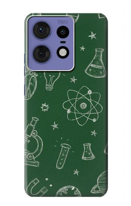 S4059 科学黒板グラフィック Science Chalkboard Graphic Motorola Edge 50 Pro バックケース、フリップケース・カバー