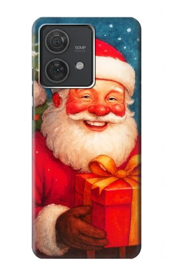 S4046 ハッピーサンタ Happy Santa Motorola Edge 40 Neo バックケース、フリップケース・カバー