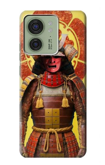S4063 日本の戦士の侍の鎧 Japan Warrior Samurai Armor Motorola Edge (2023), Edge 40 バックケース、フリップケース・カバー