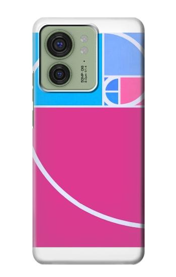 S4076 黄金比フィボナッチ螺旋 Golden Ratio Fibonacci Spiral Motorola Edge (2023), Edge 40 バックケース、フリップケース・カバー