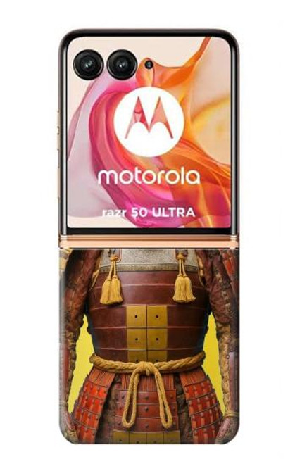 S4063 日本の戦士の侍の鎧 Japan Warrior Samurai Armor Motorola Razr 50 Ultra バックケース、フリップケース・カバー