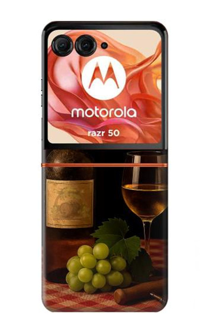 S4041 古いブドウの木のワイン Old Vines Wine Motorola Razr 50 バックケース、フリップケース・カバー