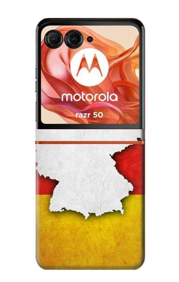 S4055 ドイツ国旗 Germany Flag Motorola Razr 70,60,50, Razr (2026, 2025, 2024) バックケース、フリップケース・カバー