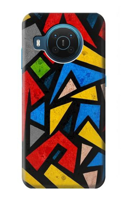 S4044 ストリートアートの抽象的なグラフィック Street Art Abstract Graphics Nokia X20 バックケース、フリップケース・カバー