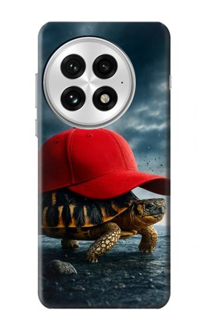 S4056 マダガスカルのカメの赤い帽子 Madagascar Turtle Red Cap OnePlus 13 バックケース、フリップケース・カバー