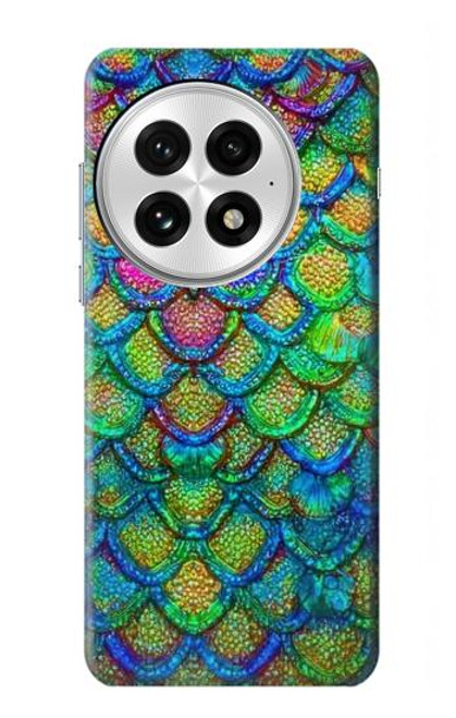 S4071 カラフルな人魚の鱗 Colorful Mermaid Scale OnePlus 13 バックケース、フリップケース・カバー
