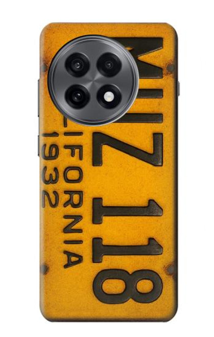 S4060 ヴィンテージカリフォルニアの車のナンバープレート Vintage California Car License Plate OnePlus 13R バックケース、フリップケース・カバー