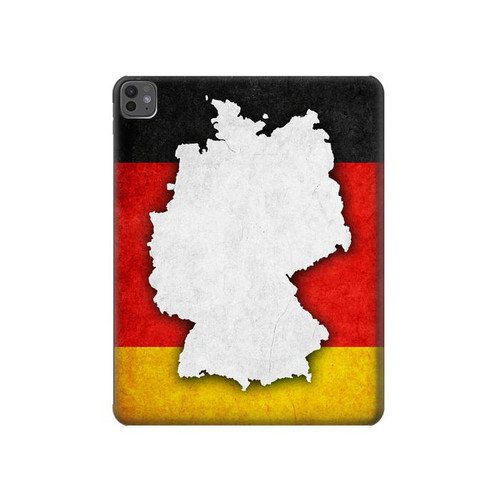 S4055 ドイツ国旗 Germany Flag iPad Pro 13 (2024,2025), Air 13 2026 タブレットケース