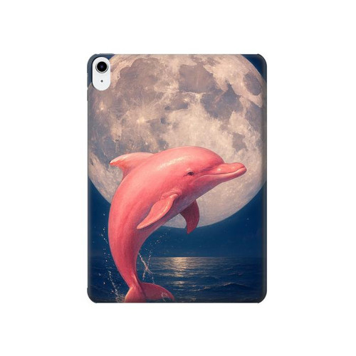 S4045 イルカの月夜 Dolphin Moon Night iPad 10.9 (2025,2022) タブレットケース