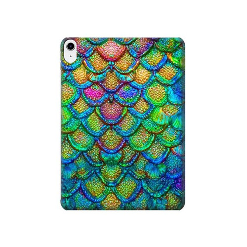 S4071 カラフルな人魚の鱗 Colorful Mermaid Scale iPad 10.9 (2025,2022) タブレットケース