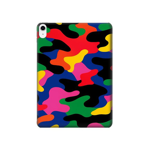S4072 カラフルなカモフラージュ Colorful Camouflage iPad 10.9 (2025,2022) タブレットケース