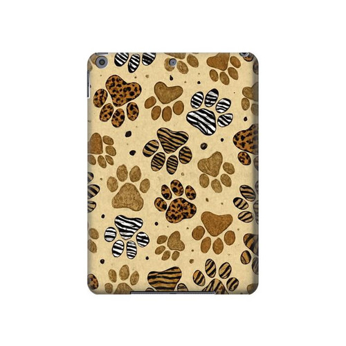 S4032 野生動物の足跡 Wild Animal Paw Foot Print iPad 10.2 (2021,2020,2019), iPad 9 8 7 タブレットケース