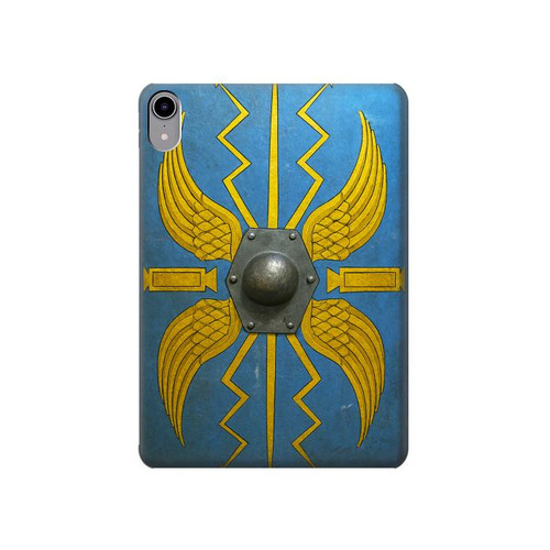 S4052 青いローマの盾 Blue Roman Shield iPad mini 6 7, iPad mini (2021,2024) タブレットケース