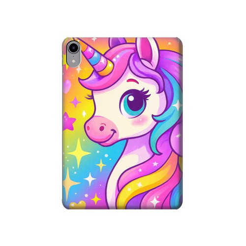 S4057 可愛いユニコーンの漫画 Cute Unicorn Cartoon iPad mini 6 7, iPad mini (2021,2024) タブレットケース