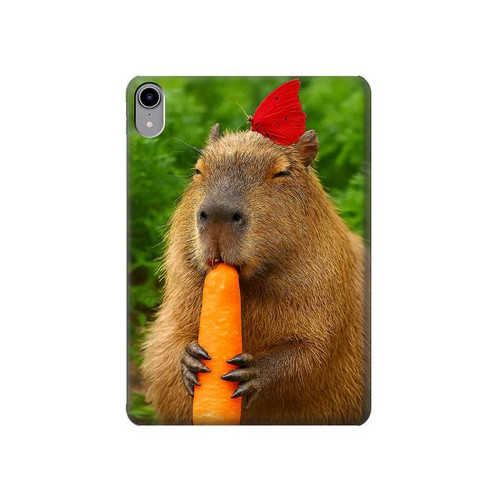 S4068 カピバラ蝶 Capybara Butterfly iPad mini 6 7, iPad mini (2021,2024) タブレットケース