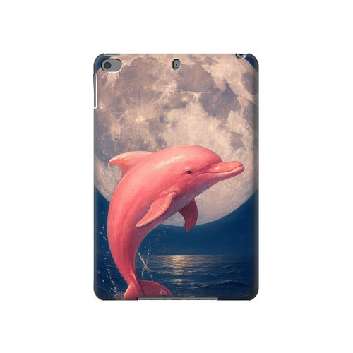 S4045 イルカの月夜 Dolphin Moon Night iPad mini 4, iPad mini 5, iPad mini 5 (2019) タブレットケース