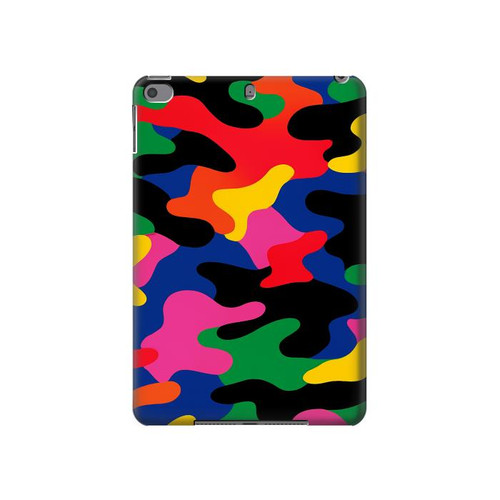 S4072 カラフルなカモフラージュ Colorful Camouflage iPad mini 4, iPad mini 5, iPad mini 5 (2019) タブレットケース