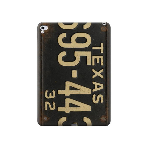S4061 ヴィンテージテキサスの車のナンバープレート Vintage Texas Car License Plate iPad Pro 12.9 (2015,2017) タブレットケース