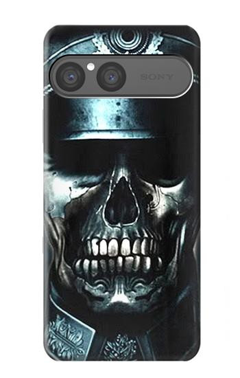 S0754 スカル 兵士 ゾンビ Skull Soldier Zombie Sony Xperia 10 VII, 10 VIII バックケース、フリップケース・カバー