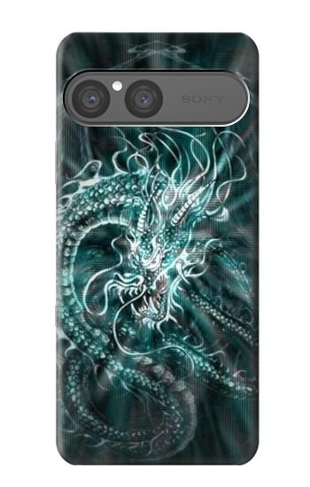 S1006 デジタルのドラゴン Digital Chinese Dragon Sony Xperia 10 VII バックケース、フリップケース・カバー