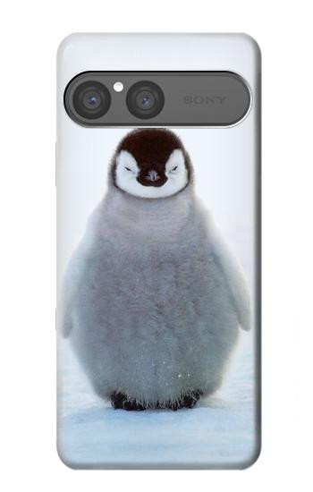 S1075 ペンギン アイス Penguin Ice Sony Xperia 10 VII, 10 VIII バックケース、フリップケース・カバー