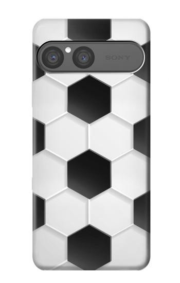 S2061 サッカーのパターン Football Soccer Pattern Sony Xperia 10 VII バックケース、フリップケース・カバー