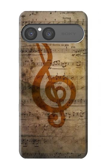 S2368 楽譜ノート Sheet Music Notes Sony Xperia 10 VII バックケース、フリップケース・カバー